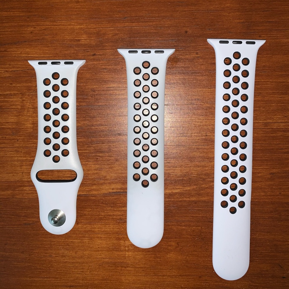 S/M & M/L Nike Sport Band Pure Platinum/Black band